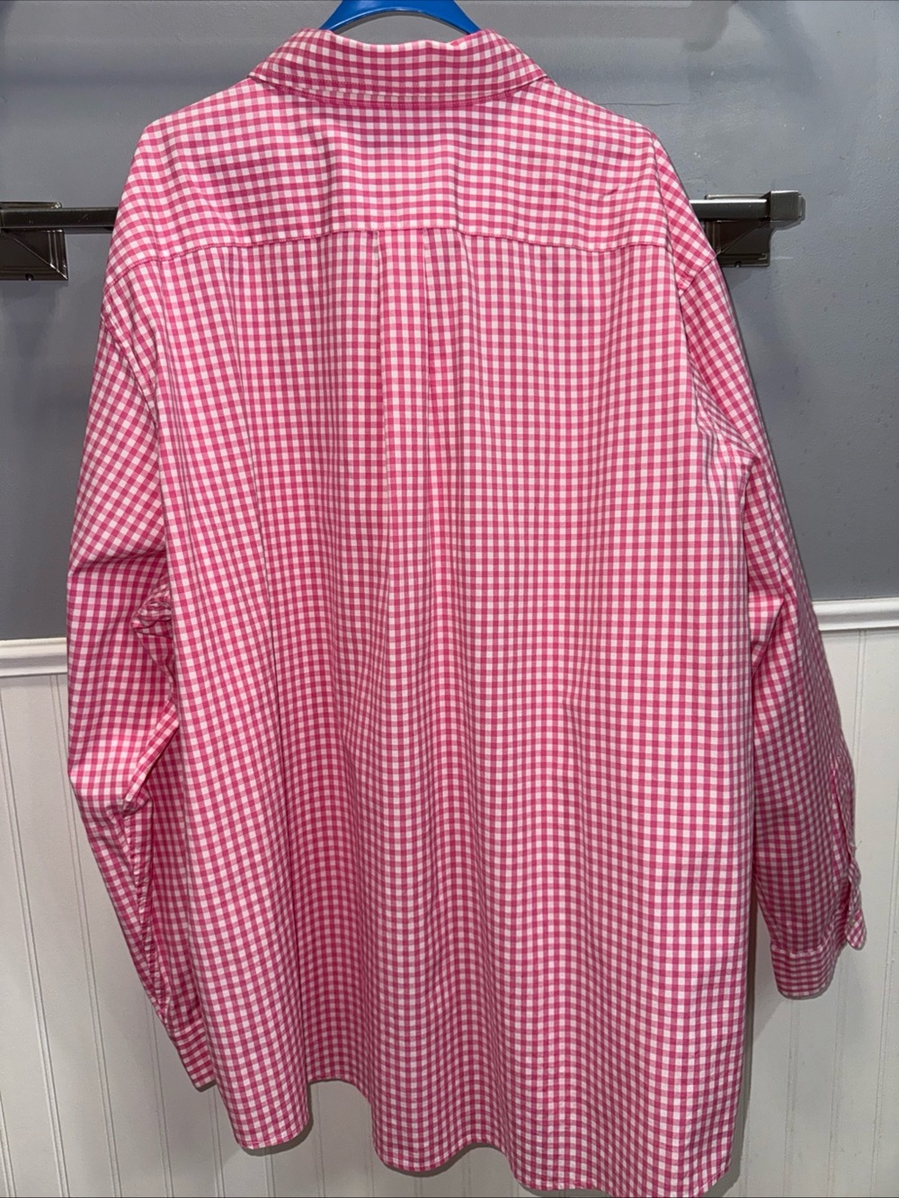 Vineyard Vines Pink Gingham Long-Sleeve Button-Down Shirt - Picture 6 of 7